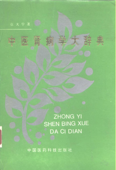 中医肾病学大辞典_10228314