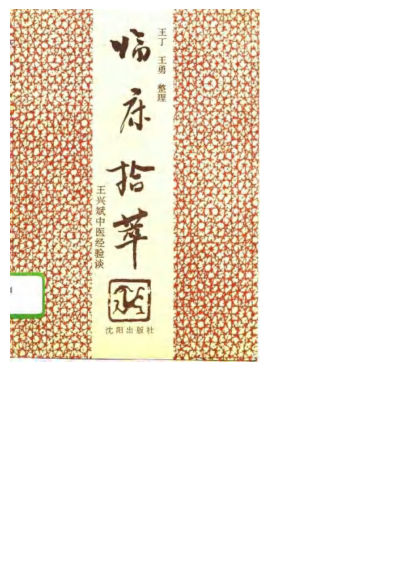 临床拾萃王兴斌中医经验谈